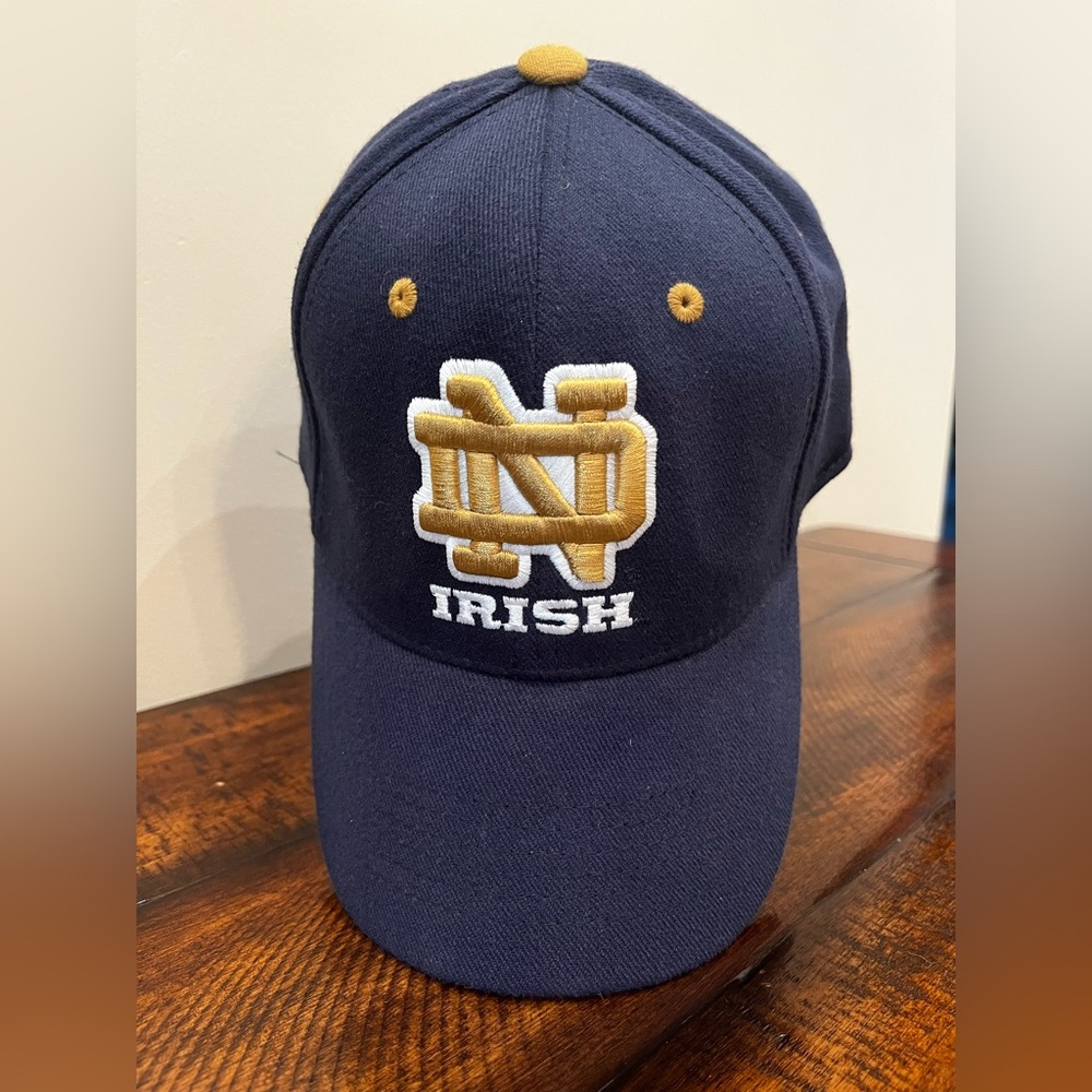 Blue and Gold Notre Dame Cap